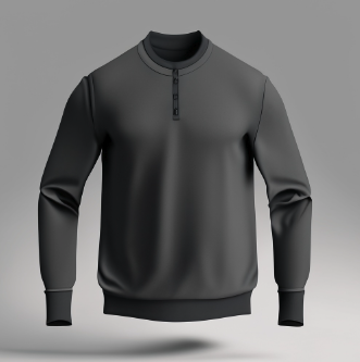 Custom Mens Long Sleeve Henley Shirts Apparel - All Cotton